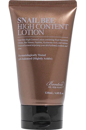 Benton SNAIL BEE HIGH CONTENT lotion. Tratamiento Facial Hidratante. Edad: Entre 26 y 35 años, Entre 36 y 50 años, Más de 50 años. Tipo de Piel: Seca, Normal. Texturas: Loción. Green Beauty: Ingredientes naturales. Formato: Dosificador. Tendencias