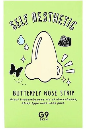 G9skin SELF AESTHETIC butterfly nose strip. Mascarilla Facial. Edad: Entre 26 y 35 años, Entre 36 y 50 años, Más de 50 años. Tipo de Piel: Mixta, Grasa, Acneica. Texturas: Gel. Formato: Monodosis