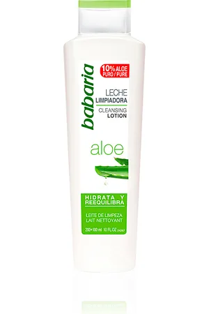 Babaria ALOE VERA leche limpiadora. Limpiador facial. Tipo de Piel: Todo Tipo de Pieles. Tendencias: Aloe Vera. Ingredientes: Aloe Vera