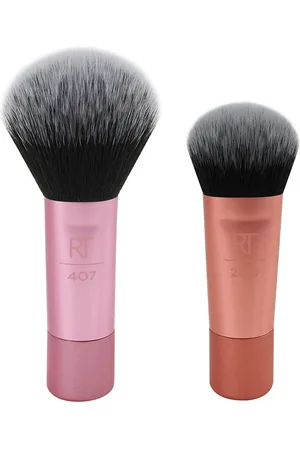 Real Techniques MINI BRUSH DUO LOTE. Set de maquillaje. Green Beauty: Vegano, Cruelty Free