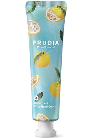 Frudia MY ORCHARD citron hand cream. Tratamientos y cremas manos. Edad: Entre 18 y 25 años, Entre 26 y 35 años, Entre 36 y 50 años, Más de 50 años, Menos de 18 años. Tipo de Piel: Todo Tipo de Pieles. Texturas: Crema. Green Beauty: Cruelty Free