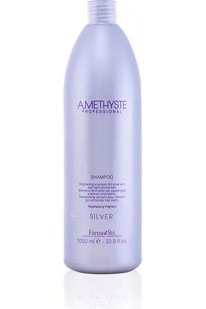Farmavita Amethyste for silver and very light blonde hair. Champú brillo - Champú color