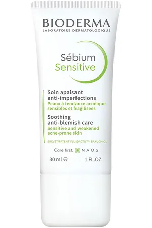 Bioderma SÉBIUM SENSITIVE calma, rehidrata y elimina las lesiones del acné. Tratamiento Facial Hidratante. Edad: Entre 18 y 25 años, Entre 26 y 35 años, Entre 36 y 50 años, Más de 50 años, Menos de 18 años. Tipo de Piel: Sensible, Acneica. Texturas: