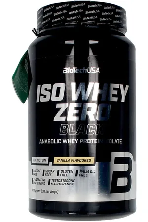BiotechUSA ISO WHEY ZERO. Proteínas. Sabores: Vainilla, Limón, Chocolate, Chocolate blanco, Cookies & cream, Fresa, Plátano, Tarta de queso, Tiramisú. Alérgenos alimentación: Sin gluten, Sin lactosa