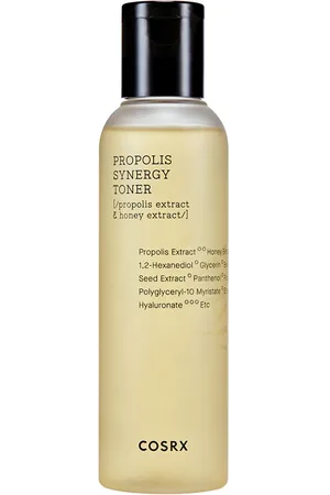 COSRX FULL FIT PROPOLIS synergy toner. Tónico facial. Tipo de Piel: Seca, Acneica. Texturas: Líquido. Tendencias: Extracto de própolis, Miel