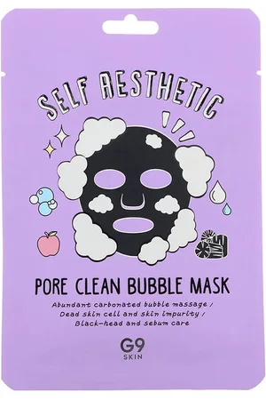 G9skin SELF AESTHETIC pore clean bubble mask. Tratamiento Facial Hidratante. Edad: Entre 26 y 35 años, Entre 36 y 50 años, Más de 50 años. Tipo de Piel: Mixta, Grasa, Normal. Texturas: Gel. Formato: Monodosis. Tendencias: Ácido Hialurónico
