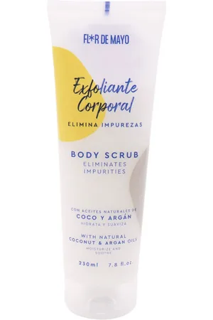 Flor De Mayo EXFOLIANTE CORPORAL argán y coco. Exfoliante corporal. Green Beauty: Ingredientes naturales, Vegano. Tendencias: Argán, Coco. Ingredientes: Argán