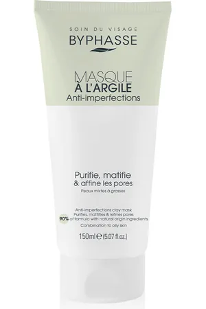 Byphasse MASCARILLA DE ARCILLA anti-imperfecciones. Tratamiento Acné, Poros y puntos negros - Mascarilla Facial. Edad: Entre 26 y 35 años, Entre 36 y 50 años, Más de 50 años. Tipo de Piel: Mixta, Grasa, Acneica. Green Beauty: Ingredientes naturales.