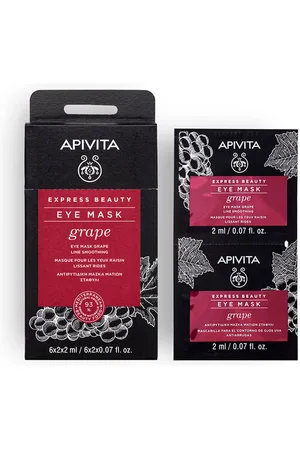 APIVITA Express Beauty Mascarilla para el contorno de ojos antiarrugas con uva. Mascarilla Facial. Edad: Entre 26 y 35 años, Entre 36 y 50 años, Más de 50 años. Tipo de Piel: Todo Tipo de Pieles. Texturas: Crema. Green Beauty: Ingredientes naturale