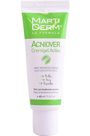 Martiderm ACNIOVER cremigel activo piel grasa y acnéica. Tratamiento Acné, Poros y puntos negros. Edad: Entre 18 y 25 años, Entre 26 y 35 años, Entre 36 y 50 años, Más de 50 años, Menos de 18 años. Tipo de Piel: Grasa, Acneica. Texturas: Crema, Gel.