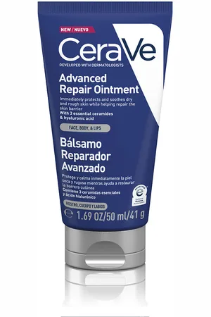 Cerave BÁLSAMO reparador avanzado. Tratamiento Facial Hidratante. Edad: Entre 18 y 25 años, Entre 26 y 35 años, Entre 36 y 50 años, Más de 50 años, Menos de 18 años. Tipo de Piel: Seca, Sensible. Texturas: Bálsamo. Formulación: Hipoalergénico, No