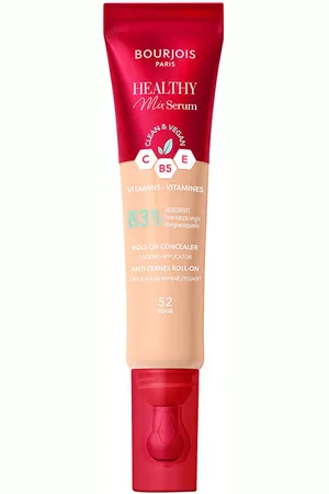 Bourjois HEALTHY MIX SERUM corrector líquido. Corrector maquillaje. Texturas: Sérum. Formato: Roll-on. Tendencias: Vitamina B5, Vitamina E. Ingredientes: Vitamina C. Green Beauty: Vegano