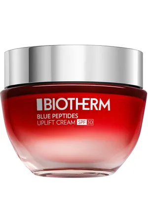 Biotherm BLUE PEPTIDES UPLIFT crema SPF30. Tratamiento Facial Reafirmante - Efecto flash. Edad: Entre 36 y 50 años, Más de 50 años. Tipo de Piel: Todo Tipo de Pieles. Tratamiento: Día. Tendencias: Péptidos, Colágeno, Plancton. Ingredientes: Péptidos