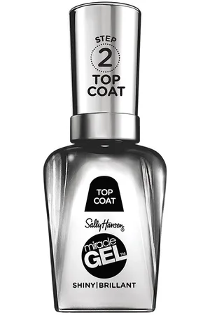 Sally Hansen Miracle Gel top coat shiny. Esmalte de uñas