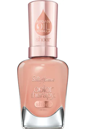 Sally Hansen COLOR THERAPY SHEER esmalte color y cuidado. Esmalte de uñas. Tendencias: Argán. Ingredientes: Argán. Color: Rosa