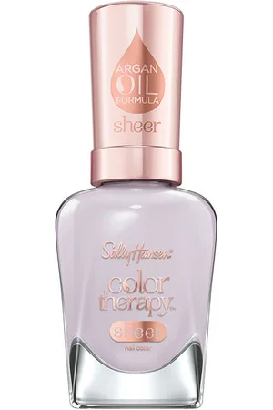 Sally Hansen COLOR THERAPY SHEER esmalte color y cuidado. Esmalte de uñas. Tendencias: Argán. Ingredientes: Argán. Color: Blanco, Gris