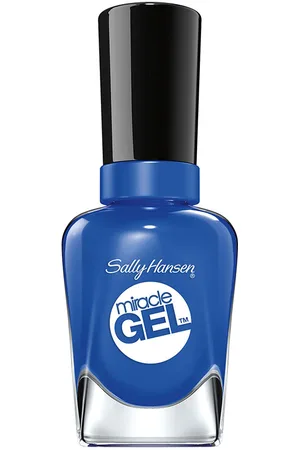 Sally Hansen MIRACLE GEL #799-greyfitti. Esmalte de uñas - Manicura Gel. Color: Azul