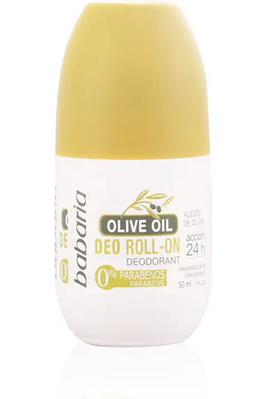 Babaria ACEITE DE OLIVA sensitive desodorante roll-on. Desodorante. Tipo de Piel: Todo Tipo de Pieles. Formulación: Sin Parabenos, Sin Alcohol. Formato: Roll-on. Tendencias: Aceite de oliva