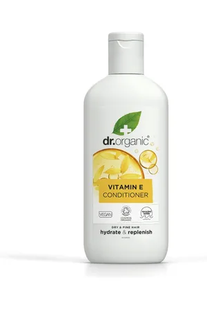Dr Organic VITAMINA E acondicionador. Hidratantes y nutritivos. Tipo de Cabello: Cabello Seco, Cabello débil. Green Beauty: Ingredientes naturales, Vegano. Tendencias: Vitamina E