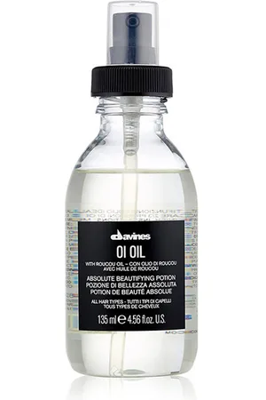 Davines OI absolute beautifying potion. Tratamiento hidratante pelo - Tratamiento reparacion pelo - Tratamiento antiencrespamiento. Tipo de Cabello: Todo Tipo de Cabello, Cabello Seco, Cabello Dañado. Texturas: Aceite. Formato: Spray