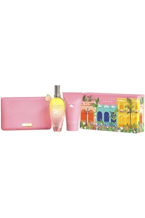 Escada BRISA CUBANA ESTUCHE. Cofre de regalo. Familias Olfativas: Floral, Frutal. Green Beauty: Vegano. Tendencias: Summer Festival
