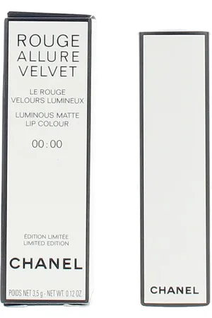 CHANEL ROUGE ALLURE VELVET nuit blanche barra de labios edición limitada. Pintalabios y labiales. Color: Marrón, Rojo