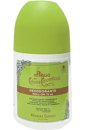 Alvarez Gómez AGUA DE COLONIA CONCENTRADA desodorante roll-on. Desodorante. Formulación: Sin Alcohol. Formato: Roll-on