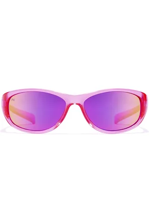 Hawkers RAVE KIDS. Gafas de Sol para Niños. Tipo de gafas: Clásicas, Rectangulares. Color: Rosa