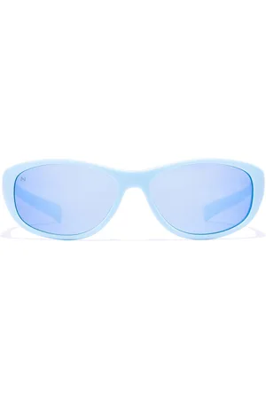 Hawkers RAVE KIDS. Gafas de Sol para Niños. Tipo de gafas: Clásicas, Rectangulares. Color: Turquesa