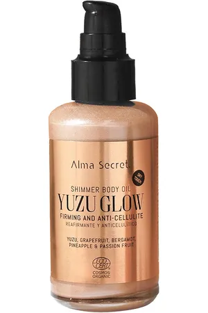Alma Secret YUZU GLOW aceite corporal. Hidratante corporal - Reafirmante corporal - Tratamiento anticelulítico. Tipo de Piel: Sensible, Todo Tipo de Pieles. Texturas: Aceite. Formato: Dosificador. Tendencias: Argán, Aguacate, Caléndula, Rosa Mosqueta,