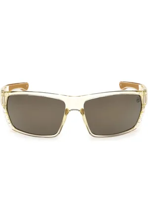 Timberland TB00002 POLARIZADA 27R. Gafas de Sol para adultos. Color: Transparente. Tipo de gafas: Rectangulares, Polarizadas