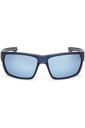 Timberland TB00002 POLARIZADA 90D. Gafas de Sol para adultos. Color: Azul. Tipo de gafas: Rectangulares, Polarizadas