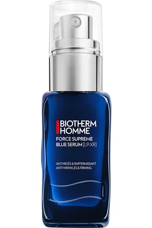 Biotherm FORCE SUPREME BLUE SERUM LP-XR sérum antiedad y antiarrugas para hombres. Antiarrugas y Antiedad. Edad: Entre 36 y 50 años, Más de 50 años. Texturas: Sérum. Formato: Dosificador. Tendencias: Péptidos, Pro-retinol. Ingredientes: Péptidos. Gr