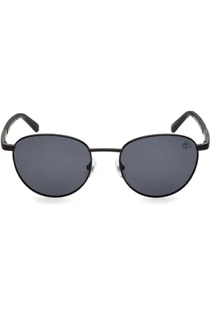Timberland TB9284 02D POLARIZADA. Gafas de Sol para adultos. Tipo de gafas: Vintage, Redondas, Polarizadas. Color: Negro