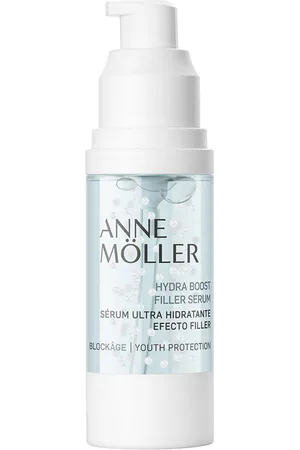 Anne Möller BLOCKÂGE sérum ultrahidratante efecto filler. Tratamiento Facial Hidratante. Texturas: Sérum. Formulación: No Comedogénico. Green Beauty: Ingredientes naturales, Cruelty Free. Formato: Dosificador. Ingredientes: Vitamina C, Ácido Hialurónic