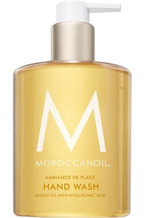Moroccanoil HAND WASH ambiance de plage. Jabón de manos. Formulación: Sin Parabenos, Sin Sulfatos. Formato: Dosificador. Tendencias: Argán, Ácido Hialurónico. Green Beauty: Cruelty Free. Ingredientes: Ácido Hialurónico
