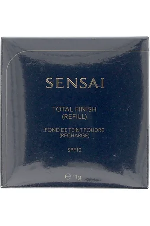 SENSAI TOTAL FINISH refill. Base de maquillaje - Polvo compacto - Recarga. Protección SPF: Baja SPF 10. Green Beauty: Packaging sostenible, Recarga y rellenable