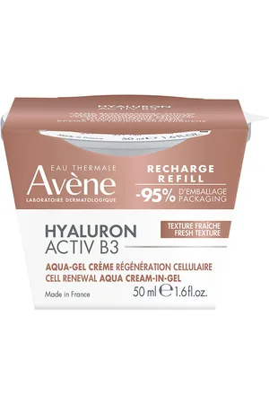 Avène HYALURON ACTIV B3 aqua-gel crema renovación celular recarga. Antiarrugas y Antiedad - Tratamiento Facial Reafirmante. Edad: Entre 26 y 35 años, Entre 36 y 50 años, Más de 50 años. Tipo de Piel: Sensible, Todo Tipo de Pieles. Texturas: Crema
