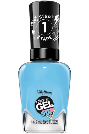 Sally Hansen MIRACLE GEL 90s esmalte de uñas. Esmalte de uñas - Manicura Gel. Color: Turquesa