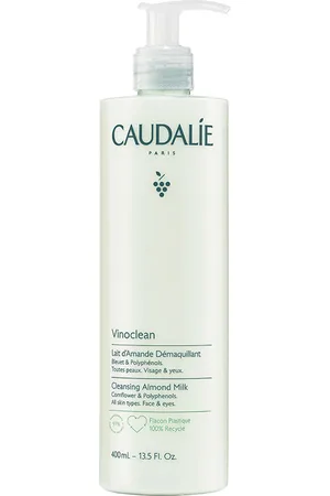 Caudalie VINOCLEAN leche de almendras desmaquillante. Desmaquillante - Desmaquillante. Tipo de Piel: Sensible, Todo Tipo de Pieles. Texturas: Leche. Formulación: Sin Sulfatos, No Comedogénico, Sin Siliconas. Green Beauty: Ingredientes naturales, Veg