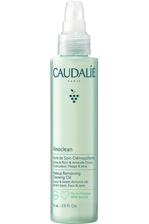 Caudalie VINOCLEAN aceite tratante desmaquillante. Desmaquillante - Limpiador facial. Tipo de Piel: Todo Tipo de Pieles. Texturas: Aceite. Formulación: Sin Parabenos, Sin Sulfatos. Green Beauty: Ingredientes naturales, Vegano, Cruelty Free. Formato: