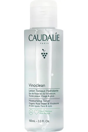 Caudalie VINOCLEAN loción tónica hidratante. Desmaquillante - Tónico facial. Tipo de Piel: Todo Tipo de Pieles. Texturas: Líquido. Formulación: Sin Parabenos, Sin Alcohol, Sin Siliconas. Green Beauty: Ingredientes naturales, Vegano. Producto de Para