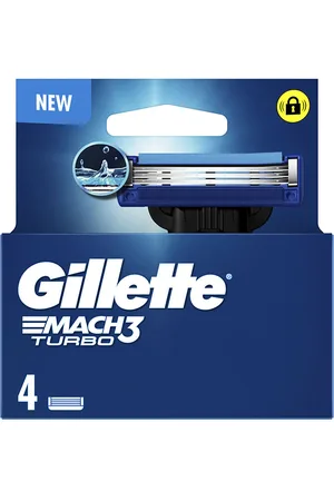 Gillette Mach 3 Turbo 4 recambios. Cuchillas de afeitar