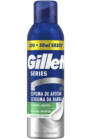 Gillette SERIES espuma de afeitar piel sensible. Espuma de afeitar. Tipo de Piel: Sensible. Texturas: Espuma/Mousse. Formato: Dosificador