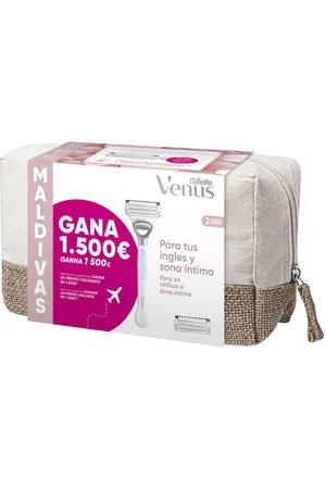 Gillette Venus Intima Neceser Maldivas máquina + 2 recambios. Set baño e higiene
