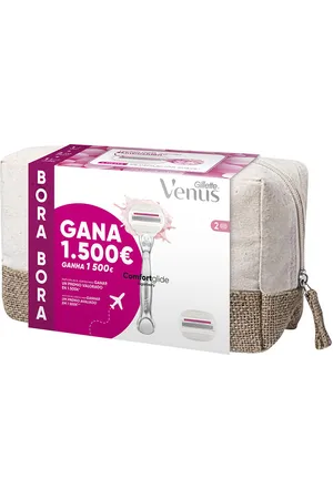 Gillette Venus Sugarberry Neceser Bora Bora máquina + 2 recambios. Set baño e higiene