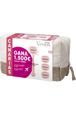 Gillette Venus Spa Breeze Neceser Canarias máquina + 4 recambios. Set baño e higiene
