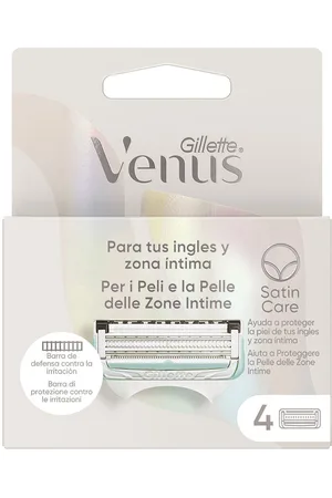 Gillette Venus Intima cargador 4 recambios. Cuchillas