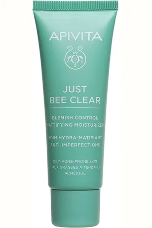 APIVITA JUST BEE CLEAR Gel-crema Anti-Imperfecciones Matificante Hidratante para pieles grasas. Tratamiento Acné, Poros y puntos negros - Tratamiento Matificante. Tipo de Piel: Grasa, Acneica. Texturas: Crema, Gel. Formulación: No Comedogénico. Pro