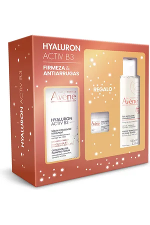 Avène HYALURON ACTIV B3 SÉRUM + MICELAR + CREMA ESTUCHE. Set cosmética facial. Edad: Entre 26 y 35 años, Entre 36 y 50 años, Más de 50 años. Tipo de Piel: Sensible, Todo Tipo de Pieles. Texturas: Sérum. Green Beauty: Ingredientes naturales, Vegan